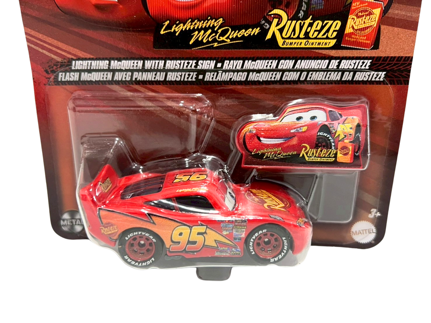 LIGHTNING McQUEEN WITH RUSTEZE SIGN (2025)