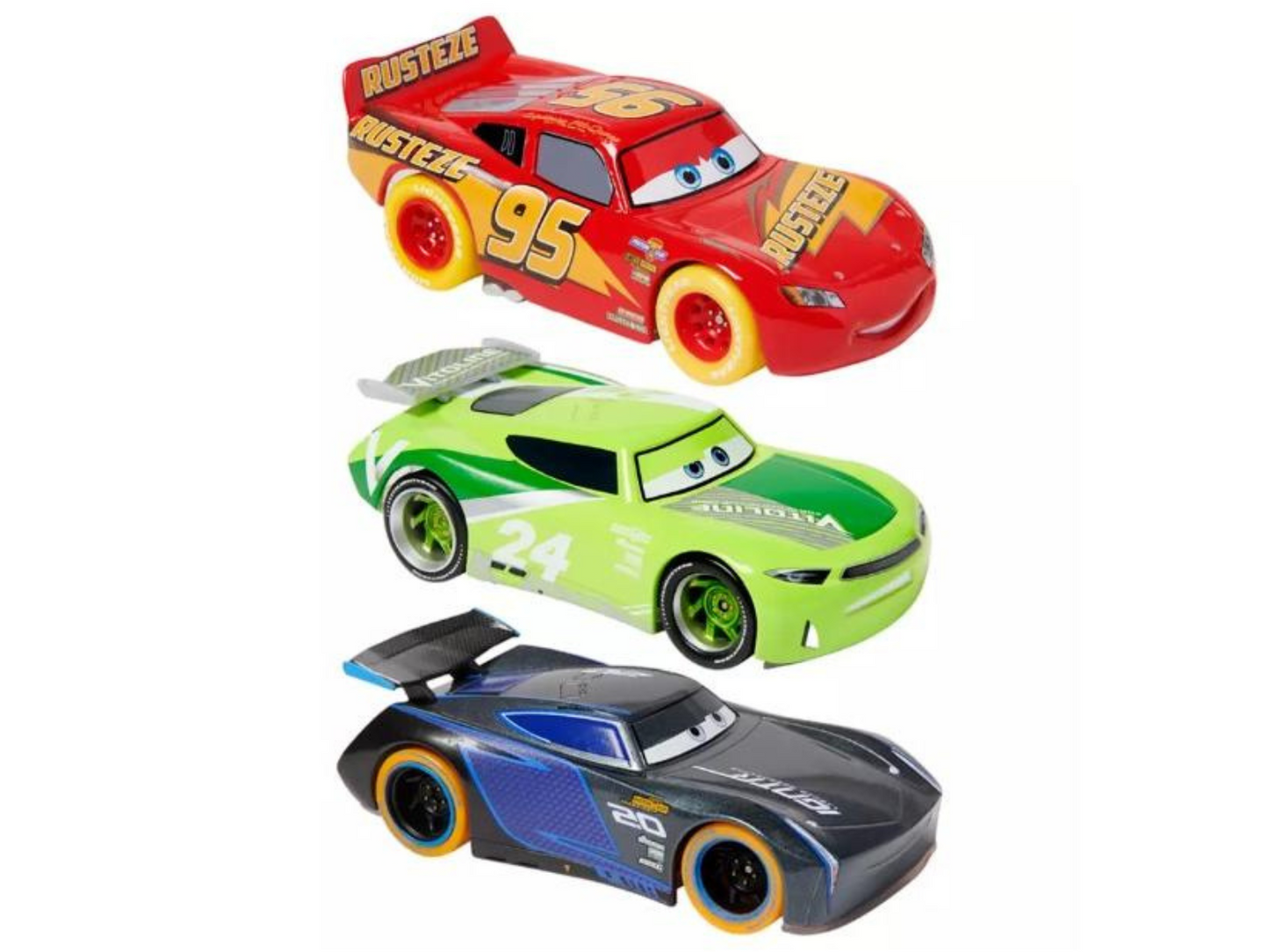【フロリダディズニー】3-PACK DIECAST SET(JACKSON STORM/LIGHTNING McQUEEN/CHASE RACELOTT)