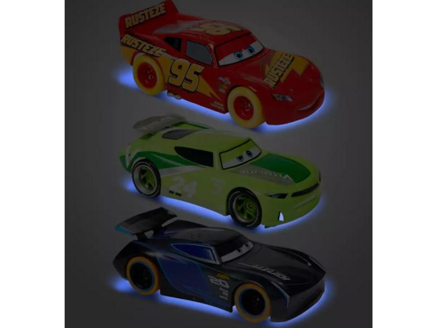 【フロリダディズニー】3-PACK DIECAST SET(JACKSON STORM/LIGHTNING McQUEEN/CHASE RACELOTT)