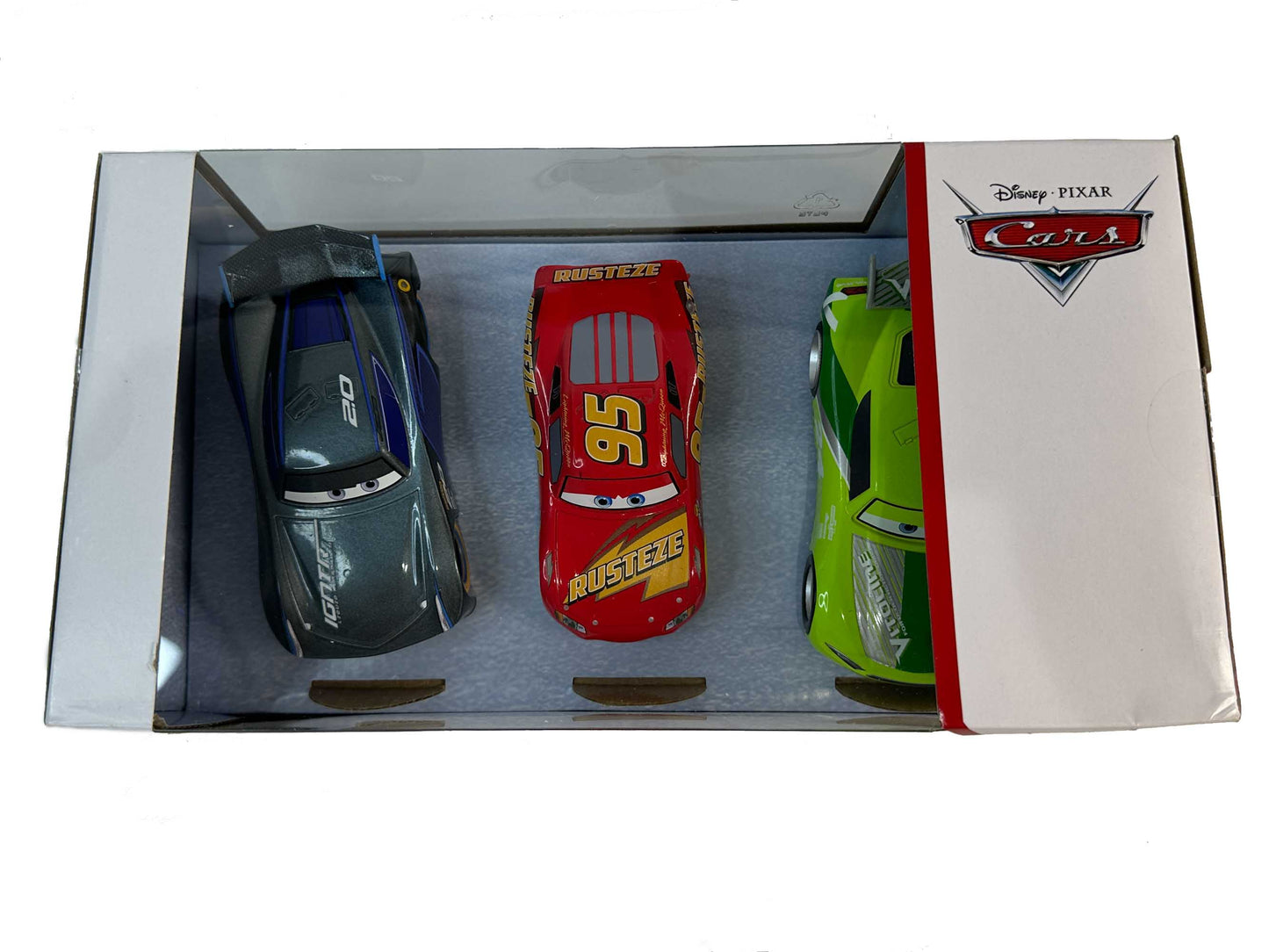 【フロリダディズニー】3-PACK DIECAST SET(JACKSON STORM/LIGHTNING McQUEEN/CHASE RACELOTT)