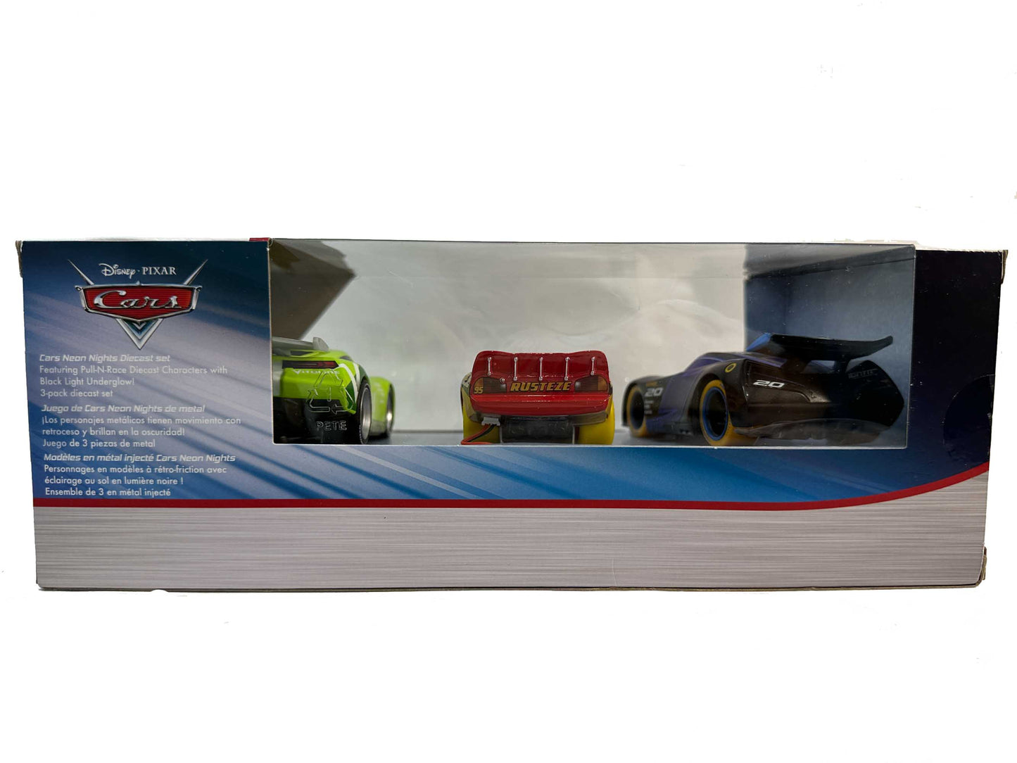 【フロリダディズニー】3-PACK DIECAST SET(JACKSON STORM/LIGHTNING McQUEEN/CHASE RACELOTT)