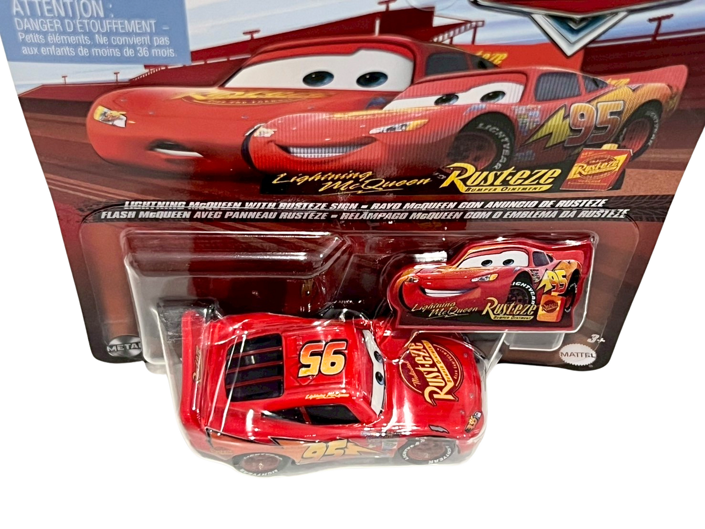 LIGHTNING McQUEEN WITH RUSTEZE SIGN (2025)