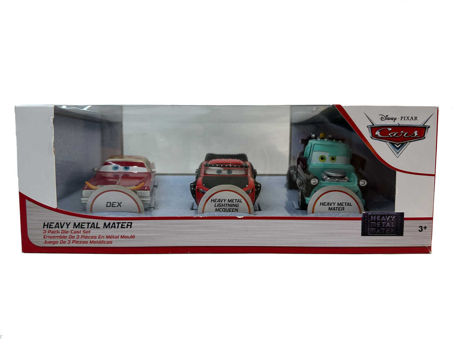 【フロリダディズニー】3-PACK DIECAST SET(DEX/HEAVY METAL LIGHTNING McQUEEN/HEAVY METAL MATER)