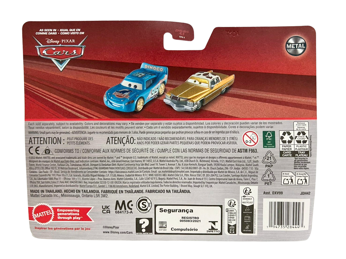 BLING BLING LIGHTNING McQUEEN & TEX DINOCO(2025)