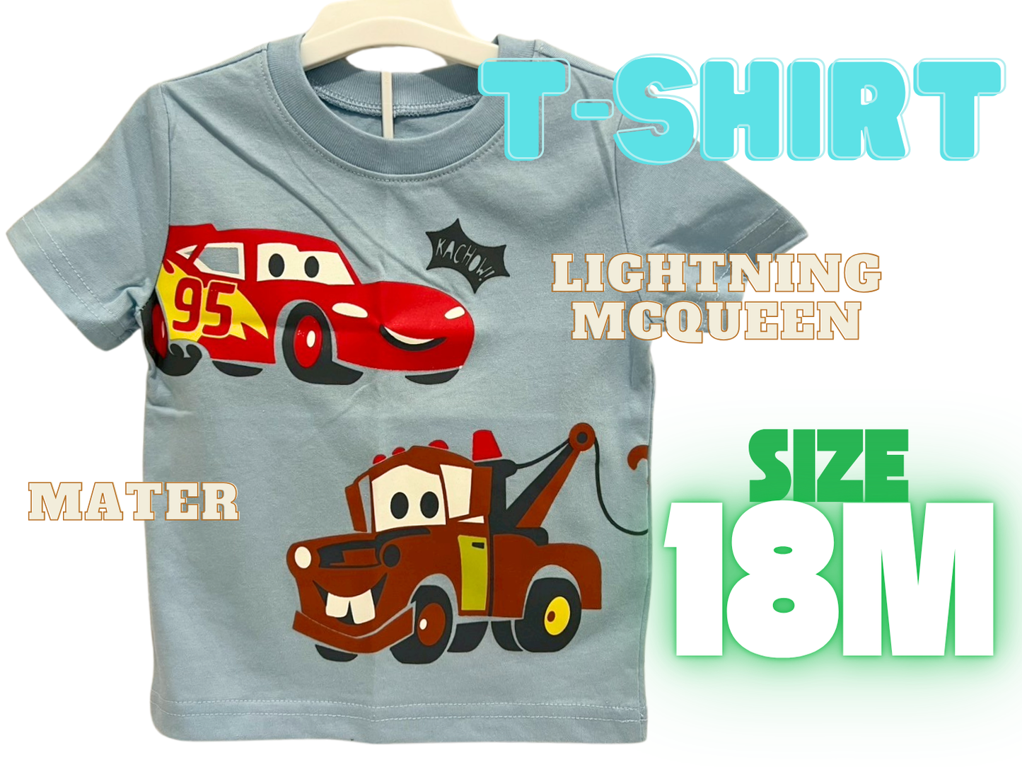 【青Tシャツ】カーズ(サイズ18M)
