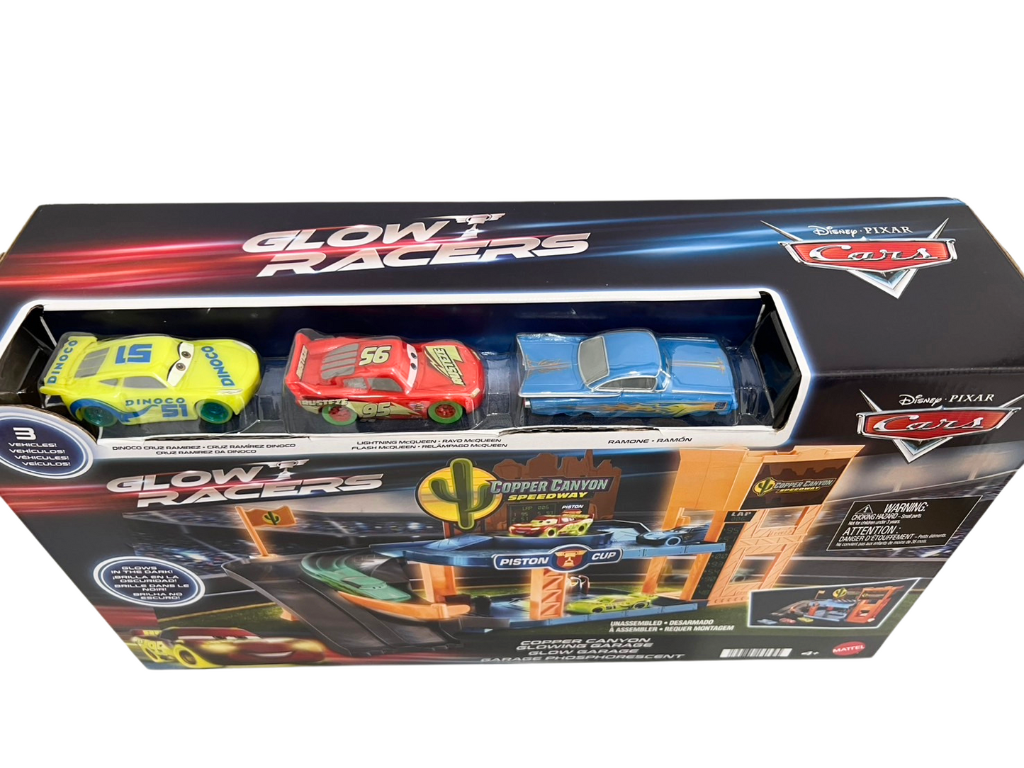 【GLOW RACERS】COPPER CANYON GLOWING GARAGE プレイセット(2023)