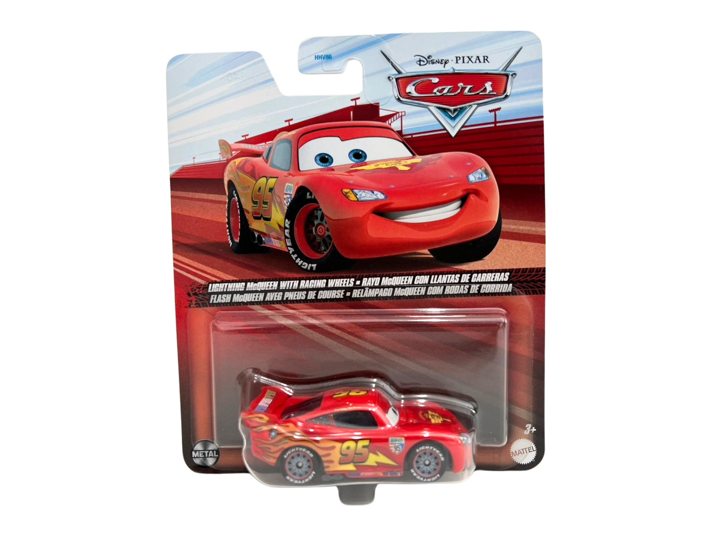 LIGHTNING McQUEEN WITH RACING WHEELS(CARS2)(2024)