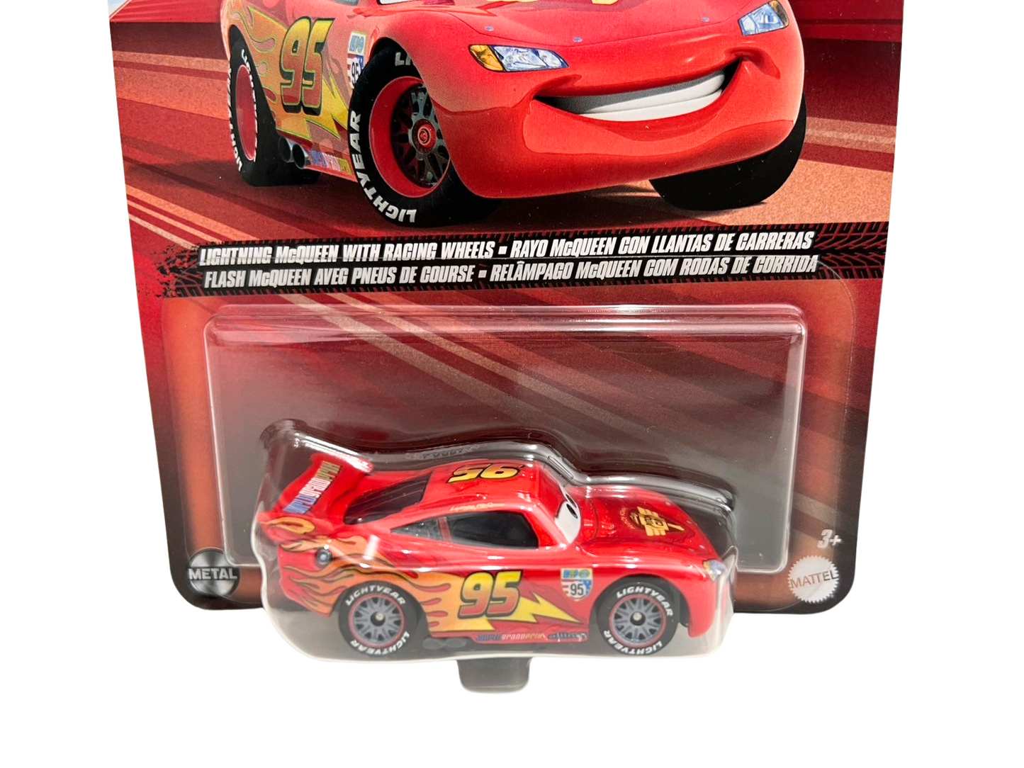 LIGHTNING McQUEEN WITH RACING WHEELS(CARS2)(2024)