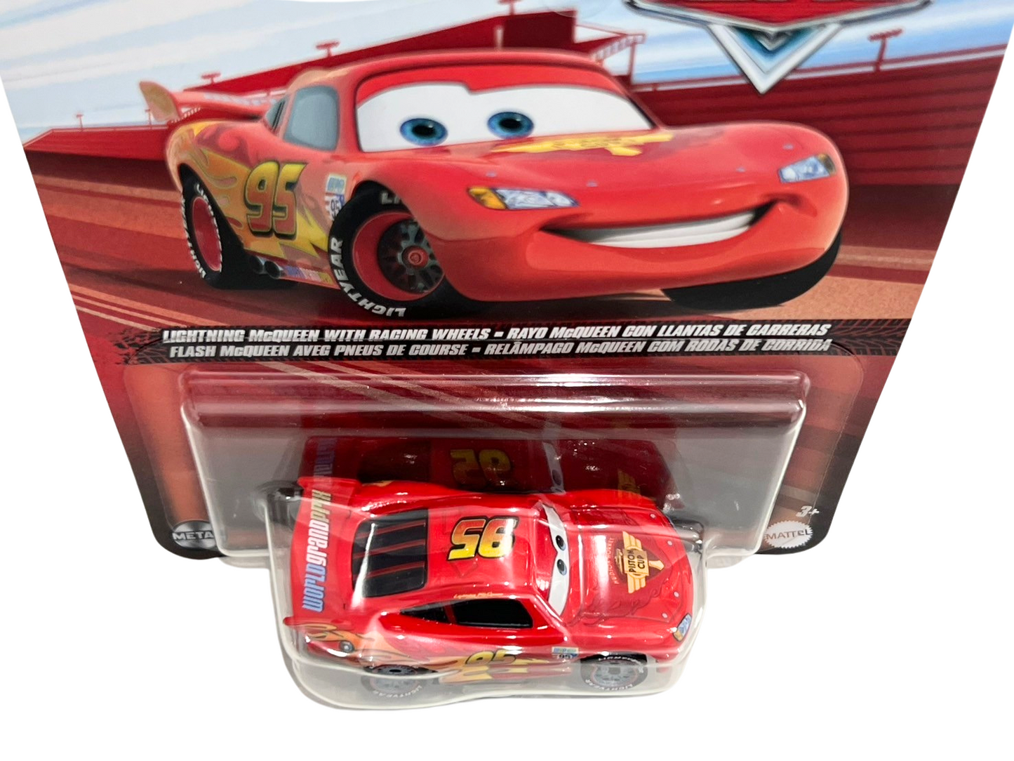 LIGHTNING McQUEEN WITH RACING WHEELS(CARS2)(2024)