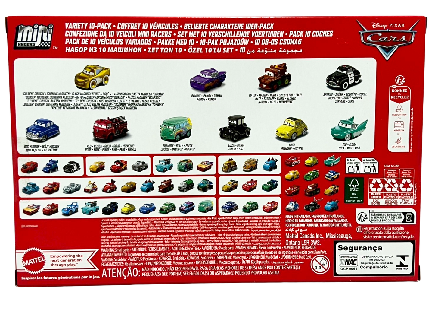 【ミニレーサーズ】 VARIETY 10-PACK(2023)(ラジエーター・スプリングス)