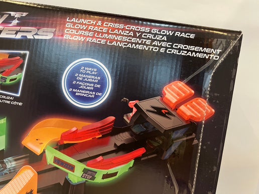 <訳あり特価>【GLOW RACERS】LAUNCH & CRISS-CROSS PLAYSET(2023)