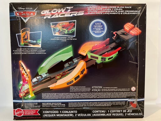 <訳あり特価>【GLOW RACERS】LAUNCH & CRISS-CROSS PLAYSET(2023)