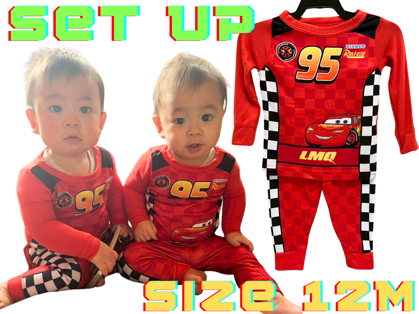 【set up】ライトニング・マックィーン(サイズ12M)