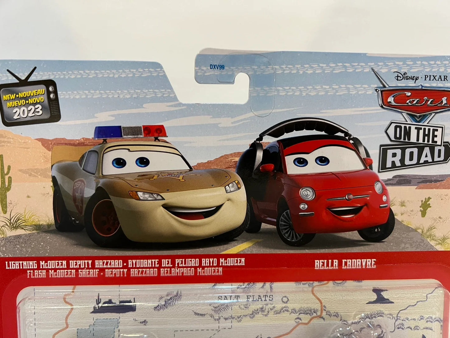 LIGHTNING McQUEEN DEPUTY HAZARD & BELLA CADAVRE(ON THE ROAD 2023)