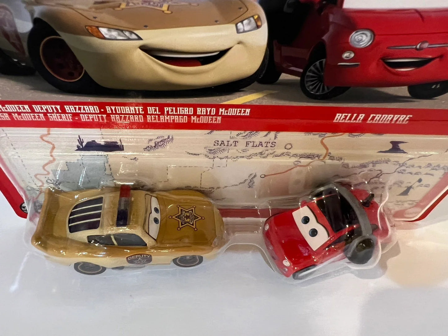 LIGHTNING McQUEEN DEPUTY HAZARD & BELLA CADAVRE(ON THE ROAD 2023)