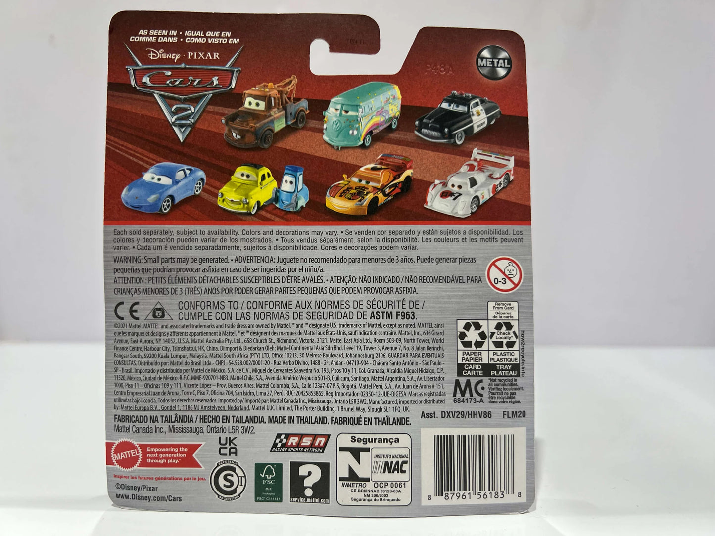 LIGHTNING McQUEEN WITH RACING WHEELS(CARS2)(2022)