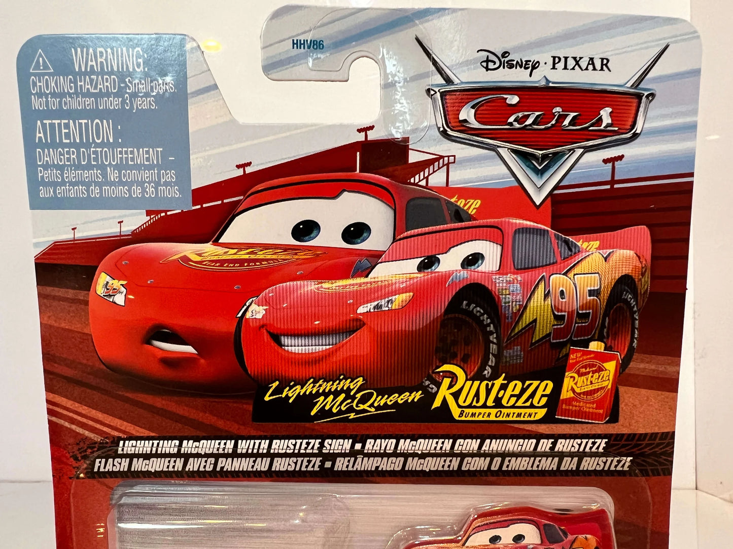 LIGHTNING McQUEEN WITH RUSTEZE SIGN (2022)
