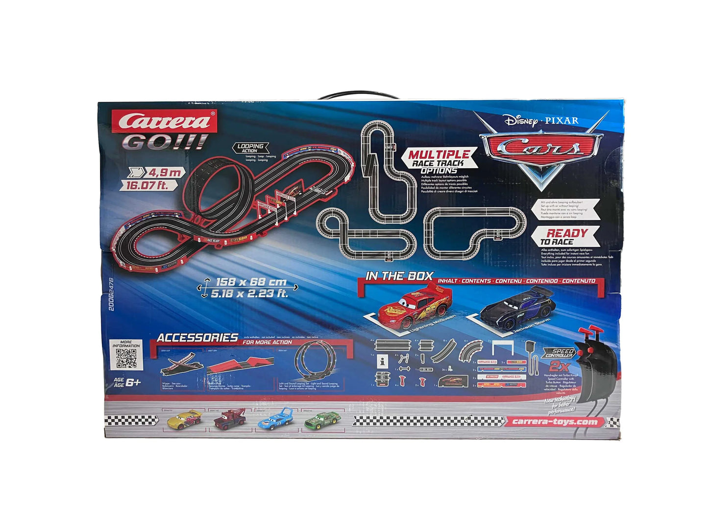 【Carrera Go!!!】SPEED CHALLENGE! スロットカー(マックィーン&ジャクソンストーム付)