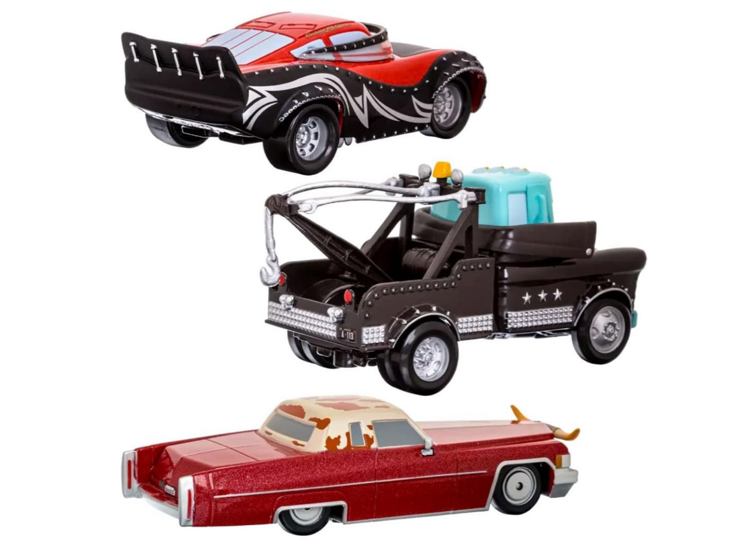 【フロリダディズニー】3-PACK DIECAST SET(DEX／HEAVY METAL LIGHTNING McQUEEN／HEAVY METAL MATER)