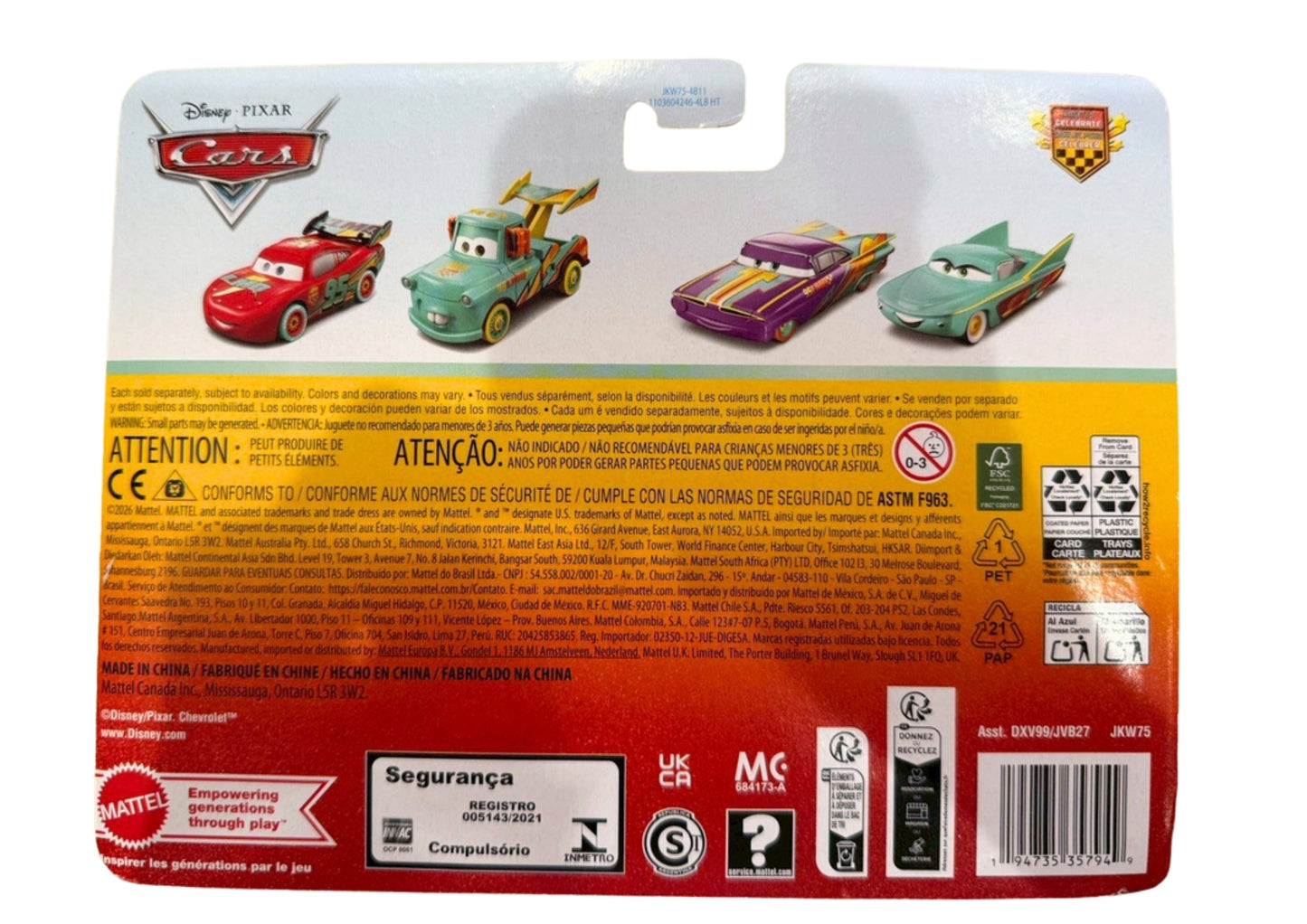 RACE TO CELEBRATE MATER & LIGHTNING McQUEEN （2026）
