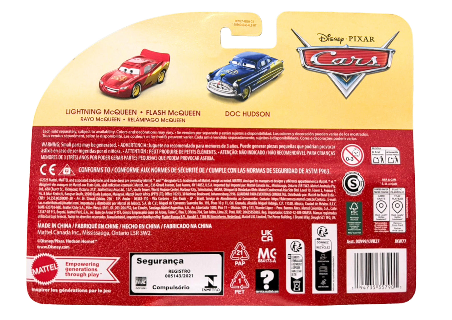 20th Anniversary LIGHTNING McQUEEN ＆ DOC HUDSON (Metallic)（2026）