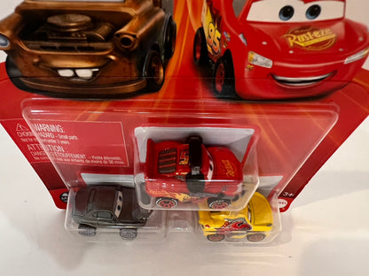 【ミニレーサーズ ３パック】ライトニング・マックィーンwithヘッドセット／スターリング／ラスティーズ クルーズ・ラミレス（2023）