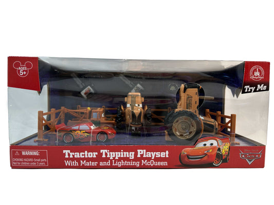 〈訳あり特価〉【フロリダディズニー】Tractor Tipping Playset