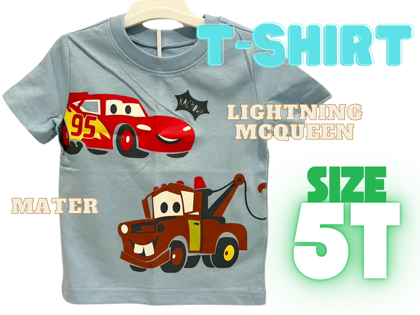 【青Tシャツ】カーズ（サイズ5T）