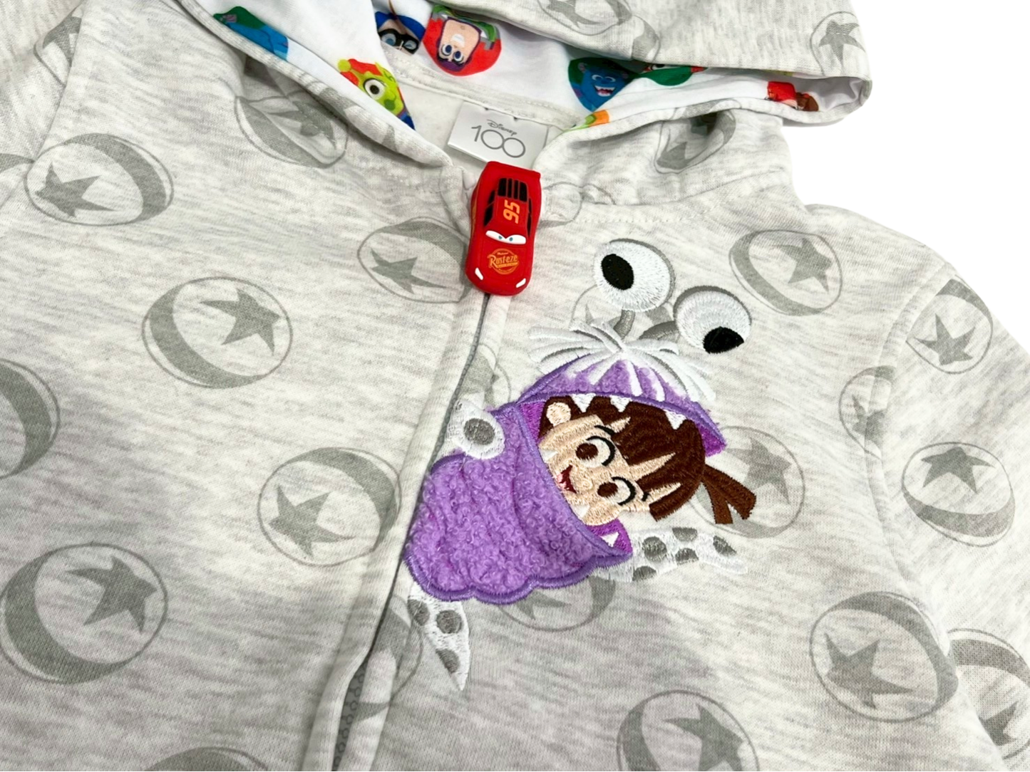 【パーカー】Disney100 グレーパーカー（サイズ6T）